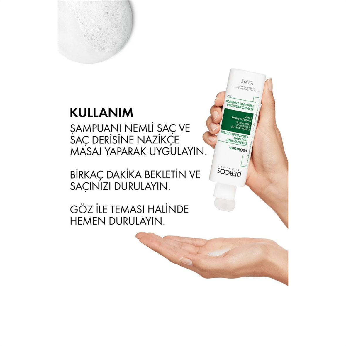 Vichy Dercos PSOlution Pullanmaya Karşı Bakım Şampuanı 200 ml - Vichy