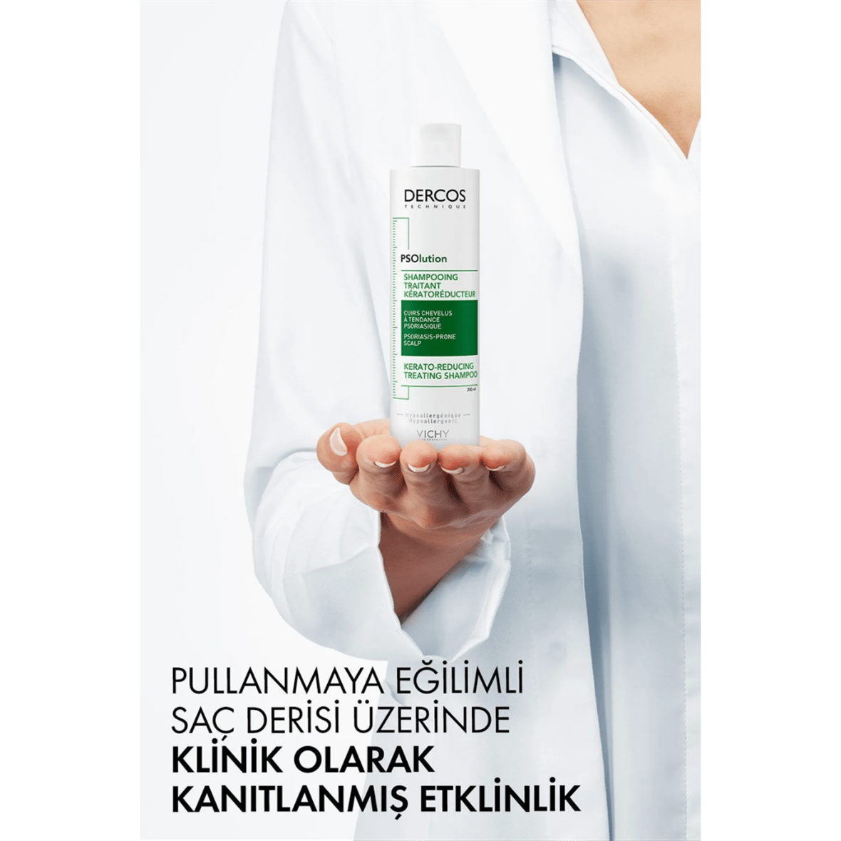 Vichy Dercos PSOlution Pullanmaya Karşı Bakım Şampuanı 200 ml - Vichy