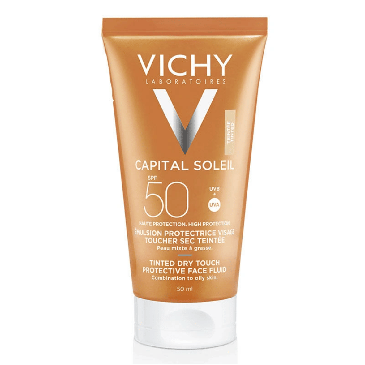 Vichy Ideal Soleil Spf 50+ Güneş Koruyucu BB Emülsiyon Renkli 50 ml - Vichy