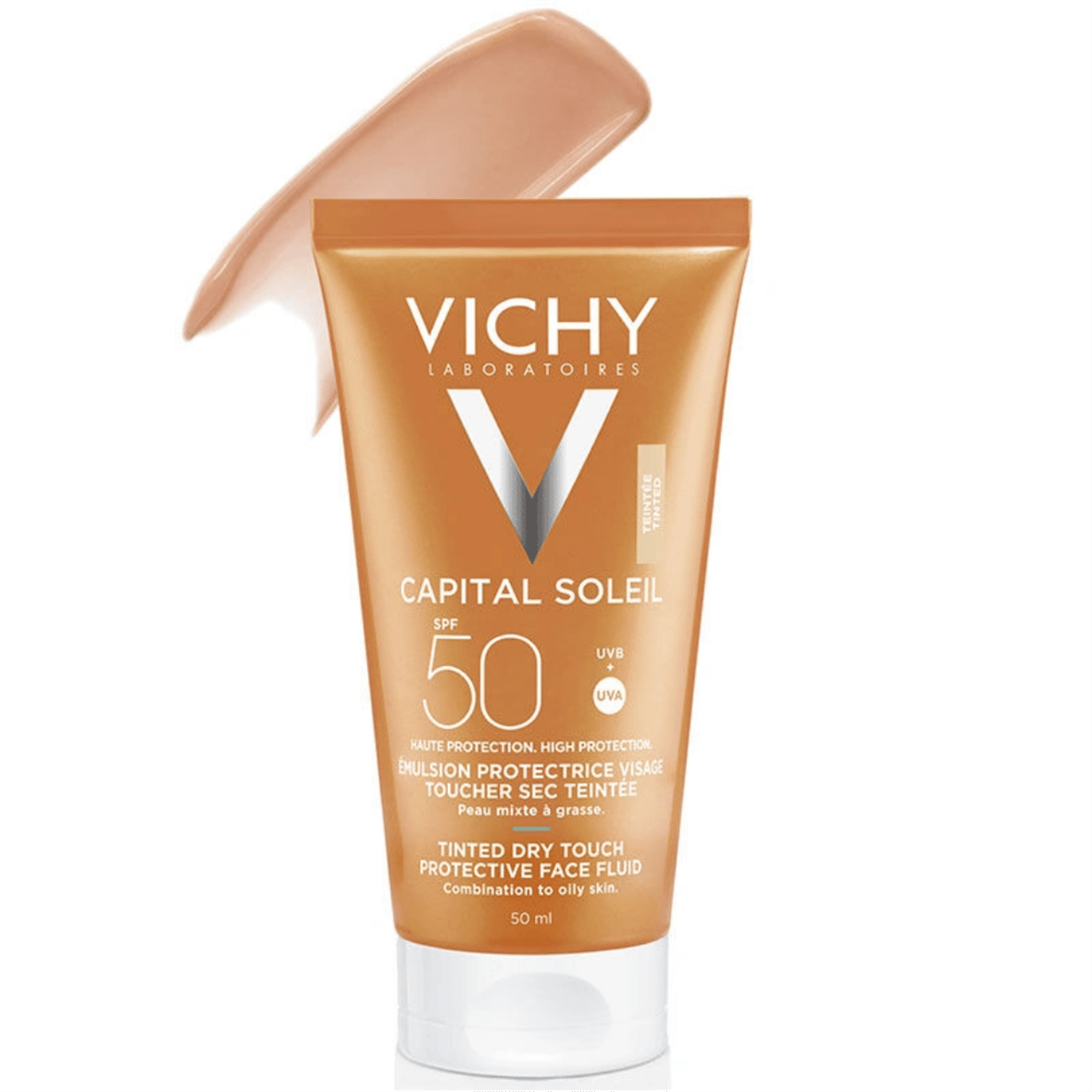 Vichy Ideal Soleil Spf 50+ Güneş Koruyucu BB Emülsiyon Renkli 50 ml - Vichy