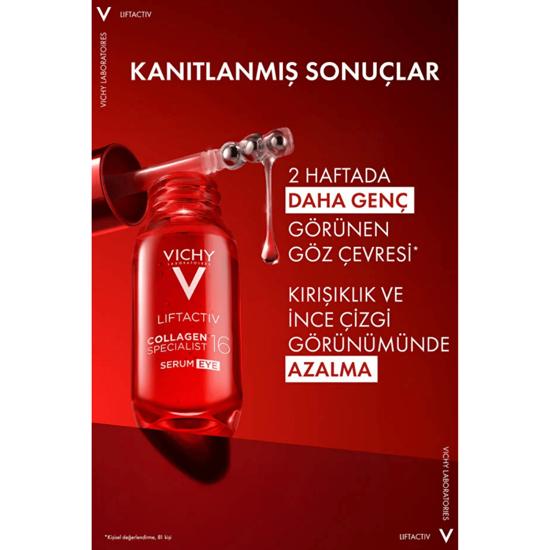 Vichy Liftactiv Collagen Specialist 16 Göz Bakım Serumu 15 ml - Vichy