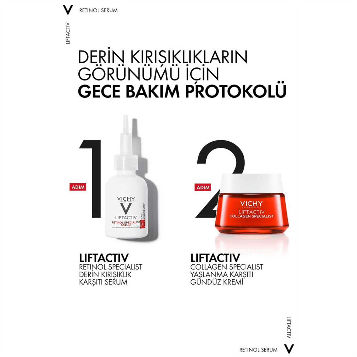 Vichy Liftactiv Retinol Specialist Derin Kırışıklık Karşıtı Serum 30 ml - Vichy