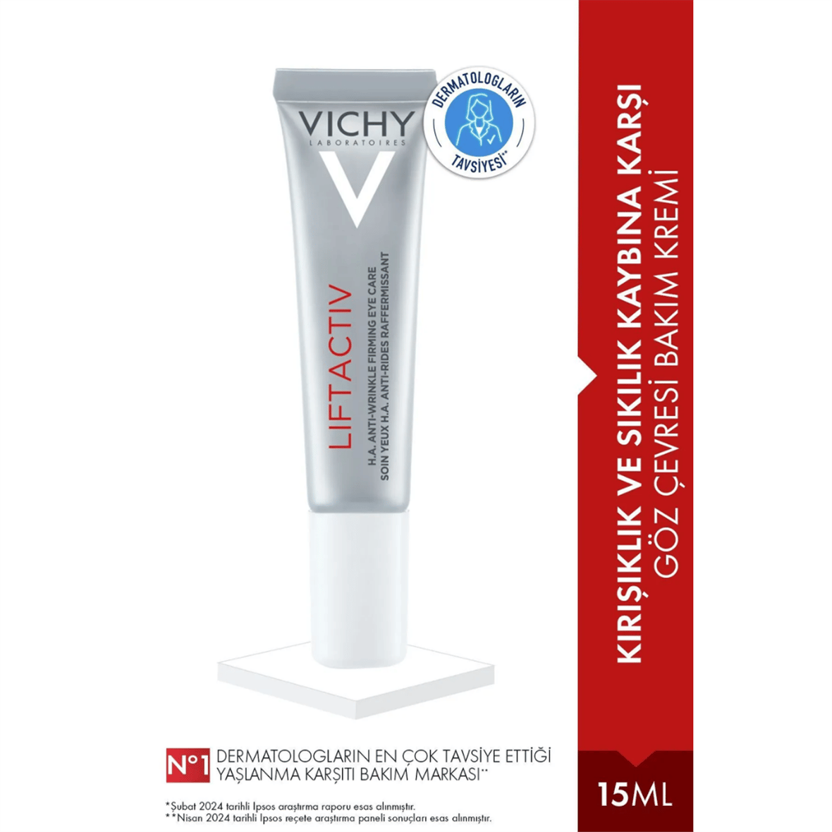 Vichy Liftactiv Supreme Kırışıklık Karşıtı Göz Çevresi Kremi 15ml - Vichy