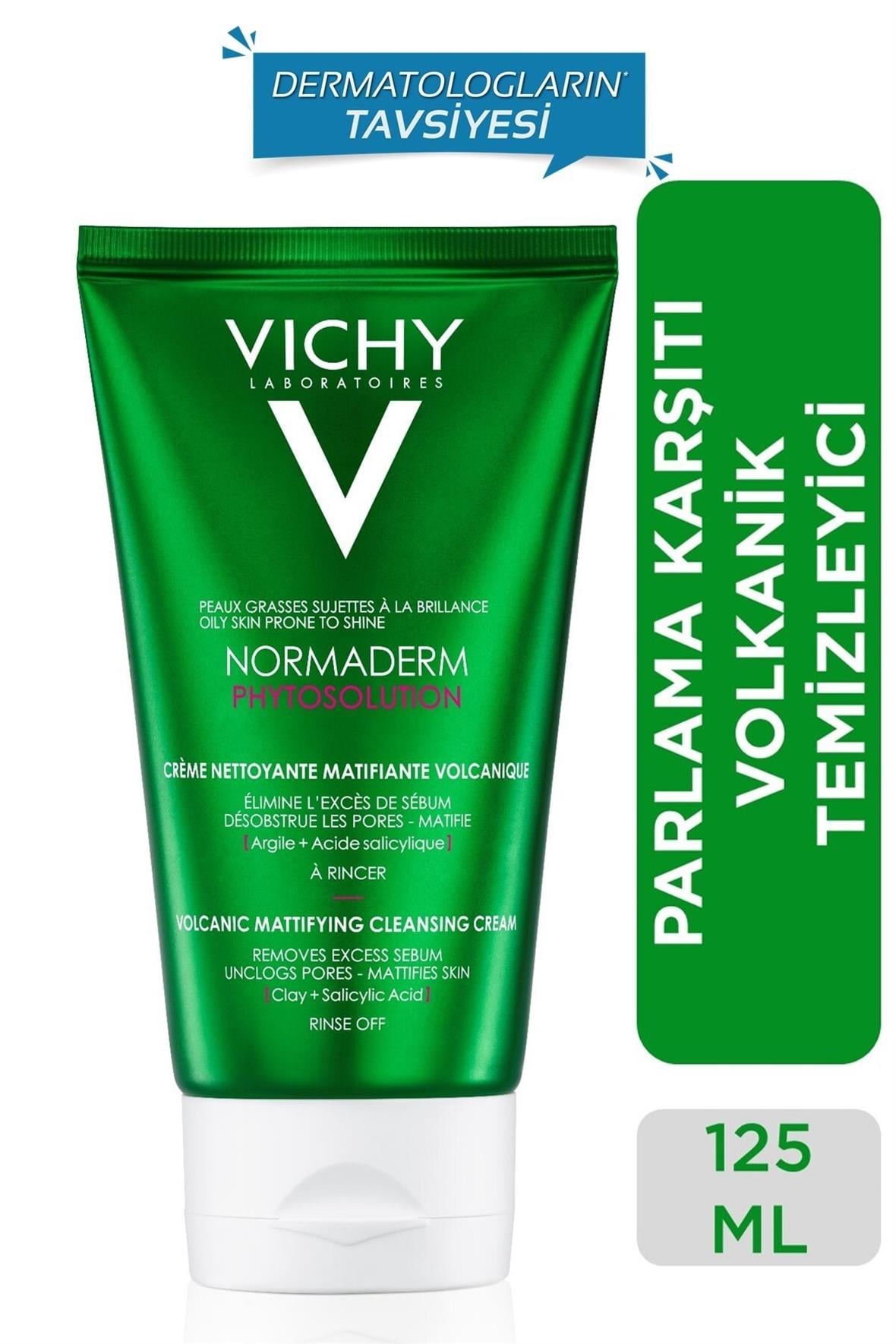 Vichy Normaderm Phytosolution Parlama Karşıtı Volkanik Temizleyici 125 ml - Vichy