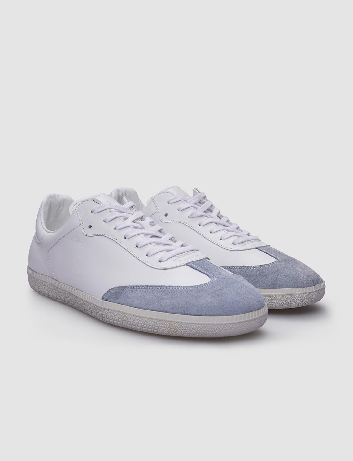 Cabani Beyaz Cabani %100 Hakiki Deri Bağcıklı Erkek Sneaker