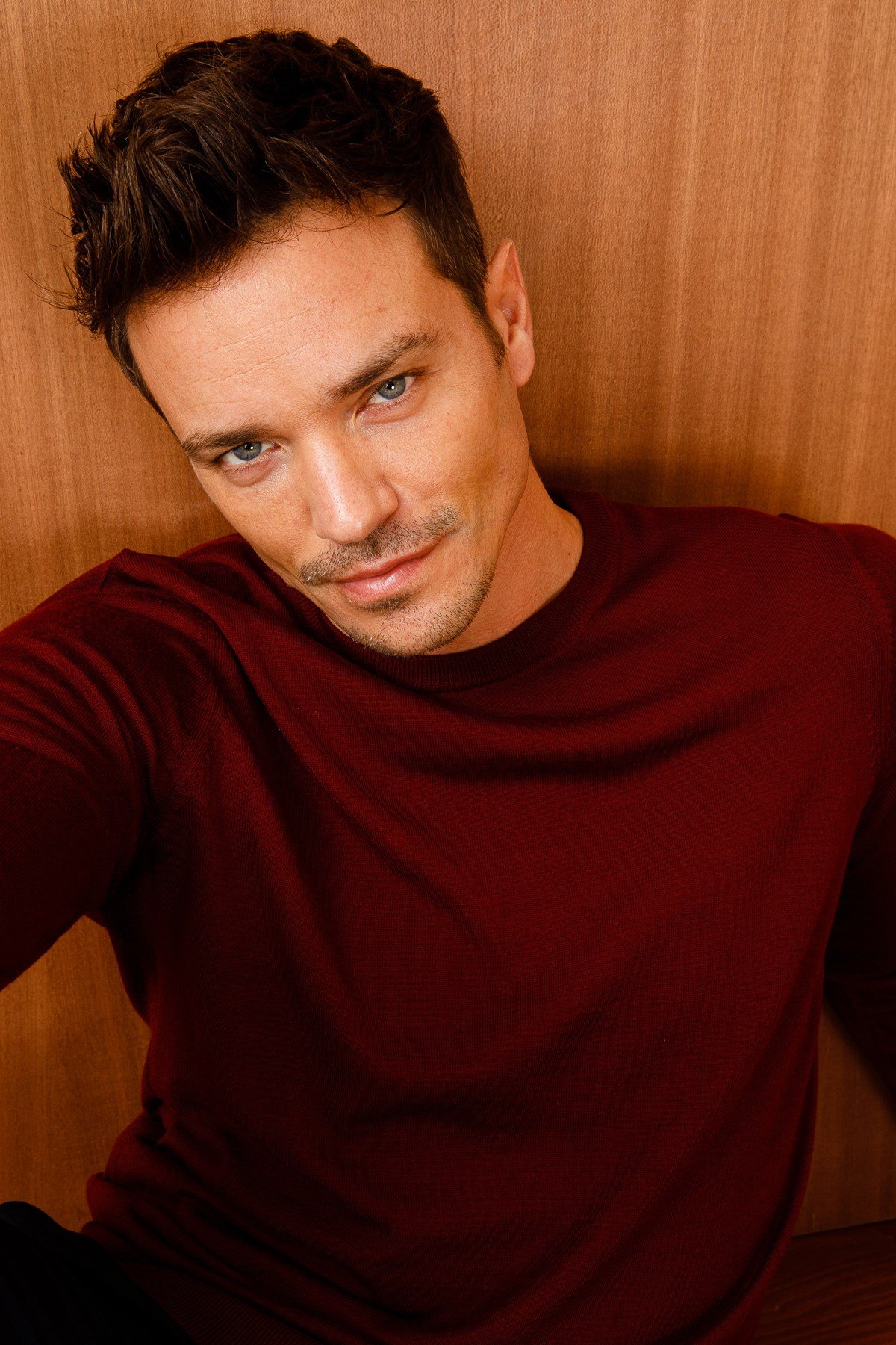 21603Erkek Basıc Sıfıryaka İnce Triko Kazak Bordo