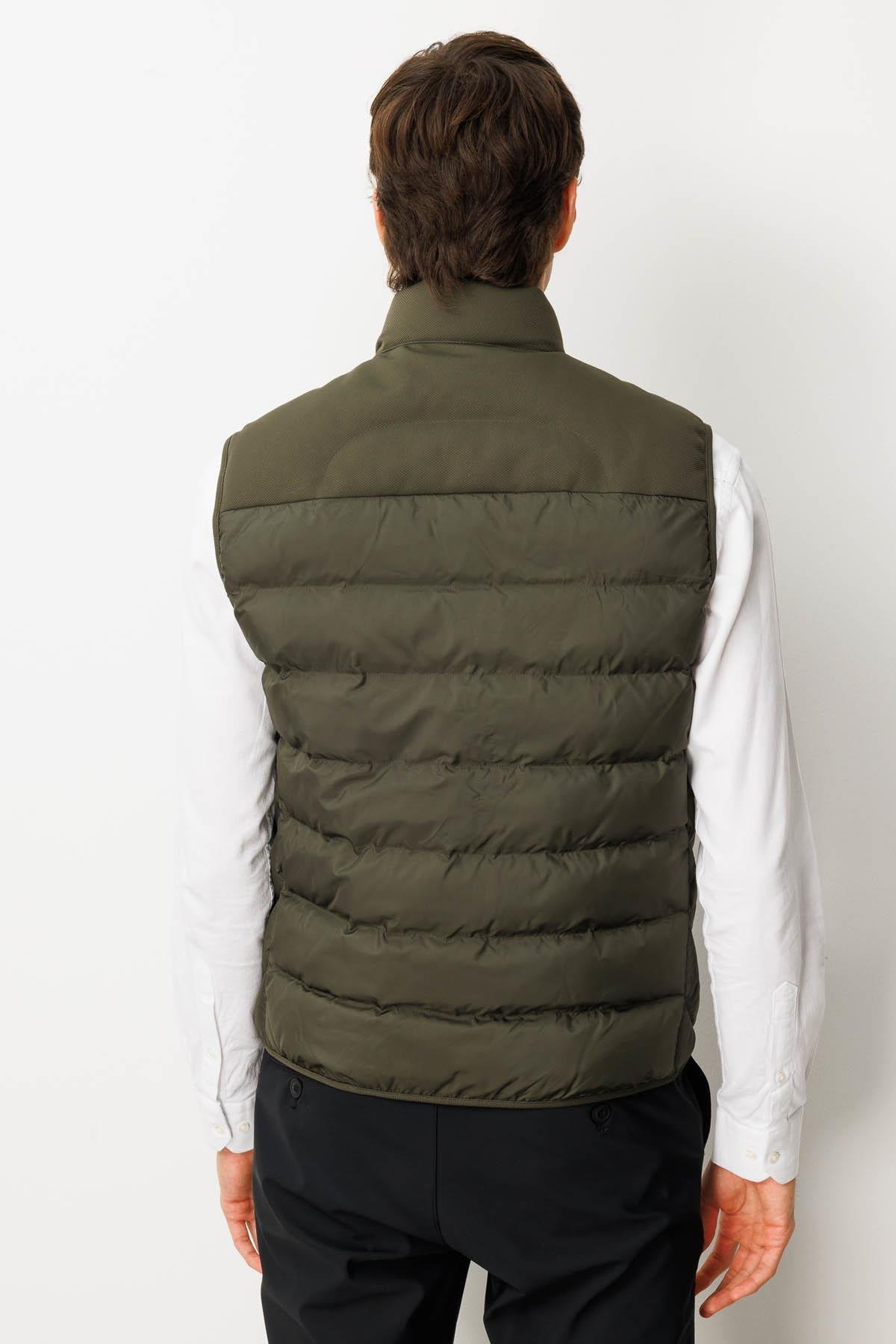 21493Пуховик мужской хаки