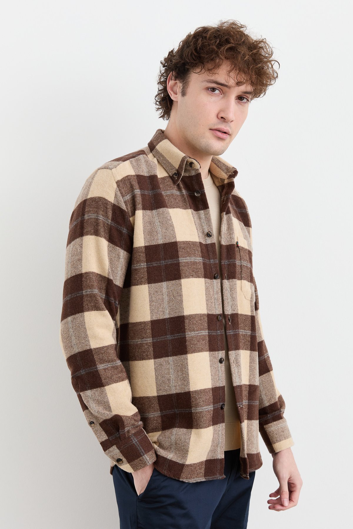 PNDKGMErkek Kareli Kışlık Gömlek 12