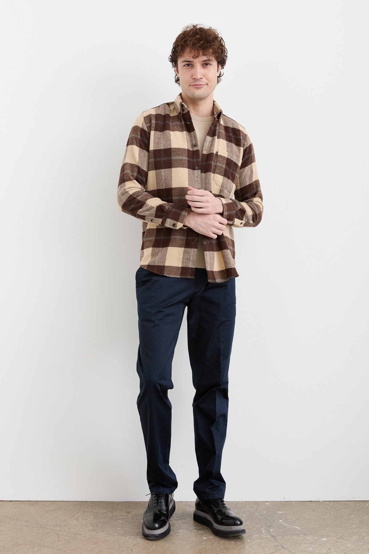 PNDKGMErkek Kareli Kışlık Gömlek 12