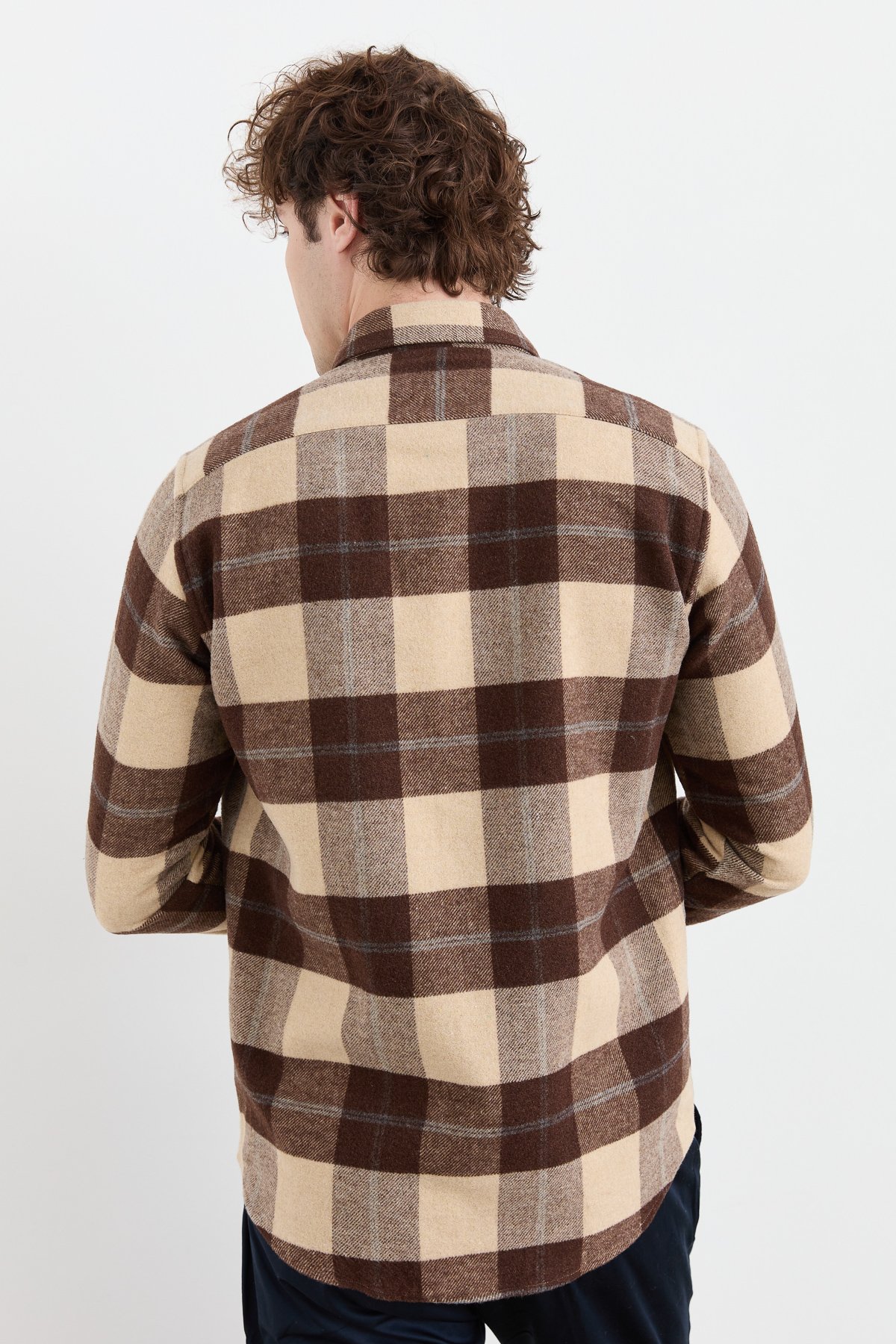 PNDKGMErkek Kareli Kışlık Gömlek 12