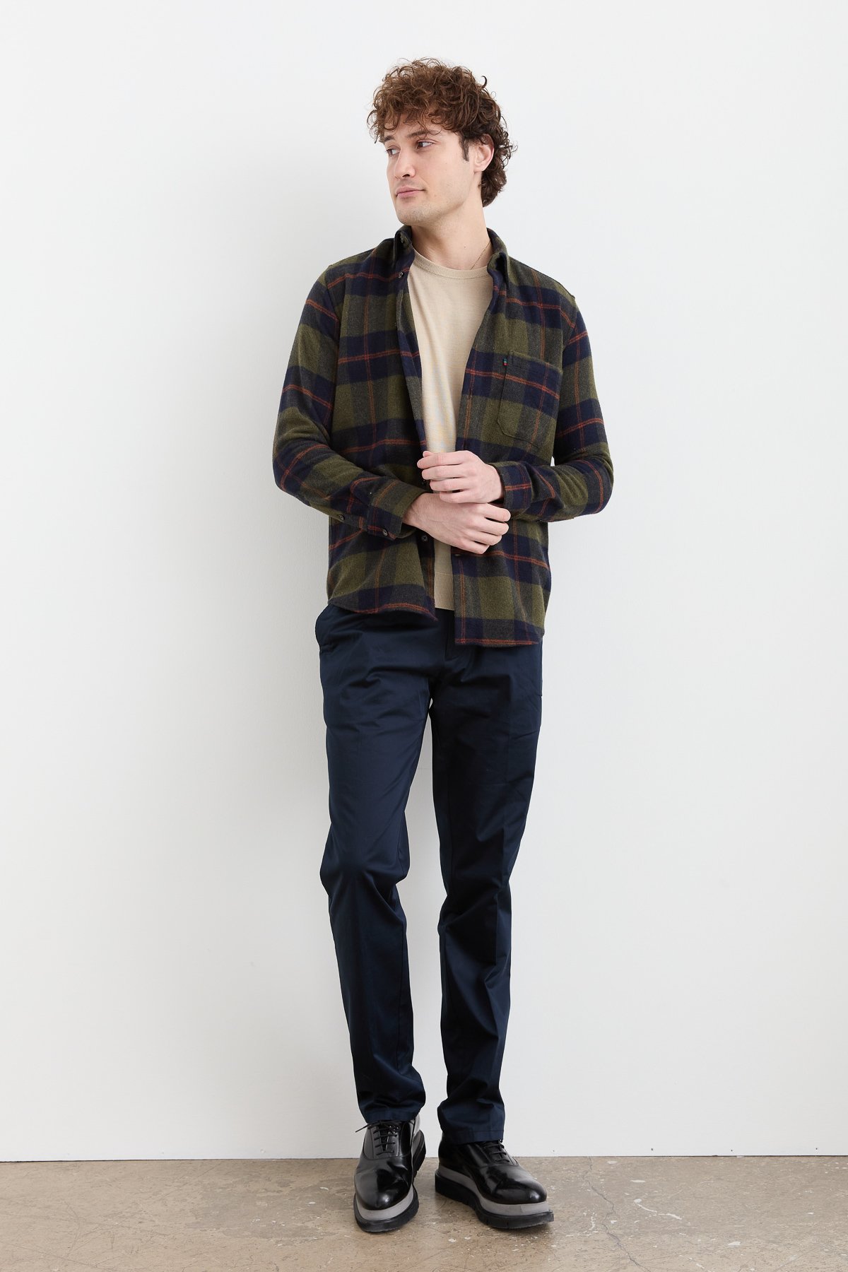 PNDKGMErkek Kareli Kışlık Gömlek 14