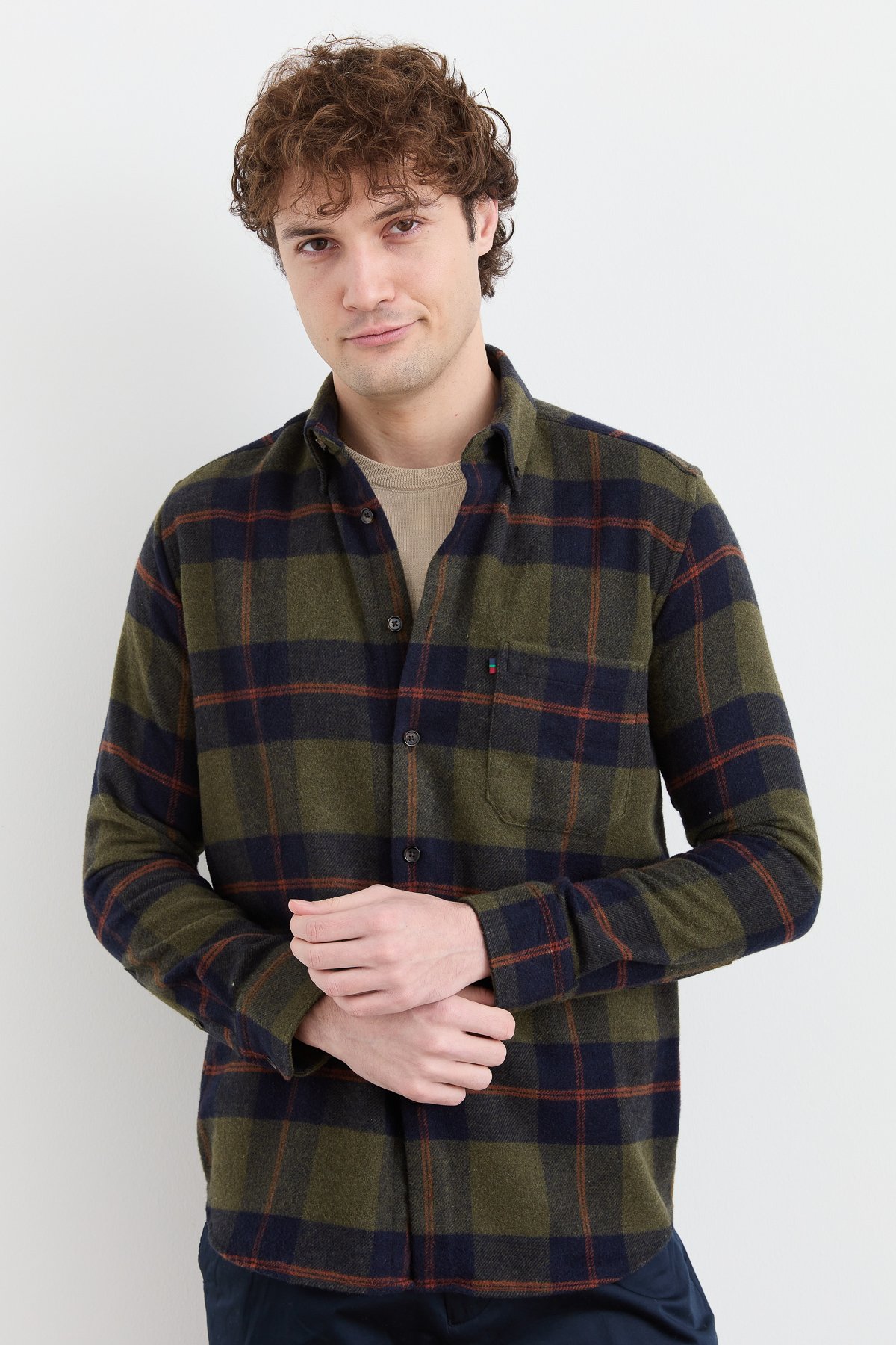 PNDKGMErkek Kareli Kışlık Gömlek 14