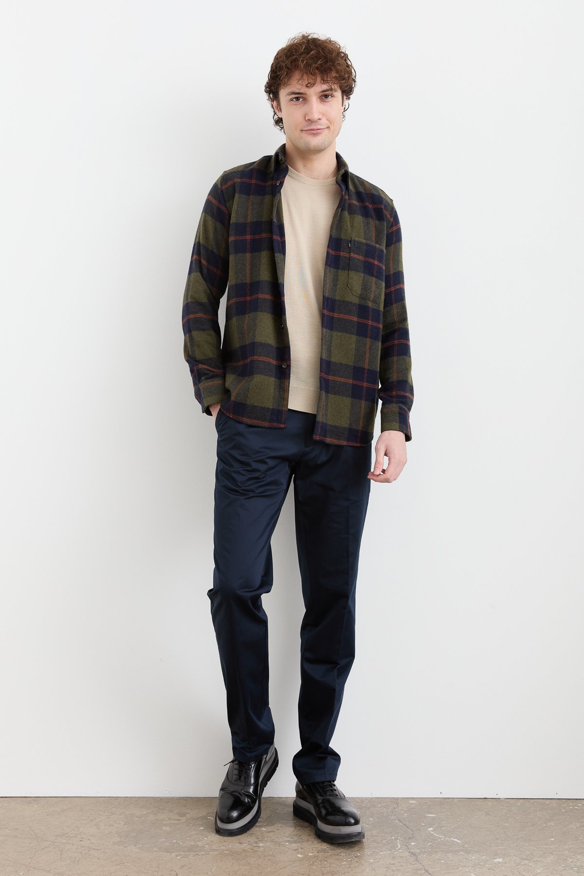 PNDKGMErkek Kareli Kışlık Gömlek 14