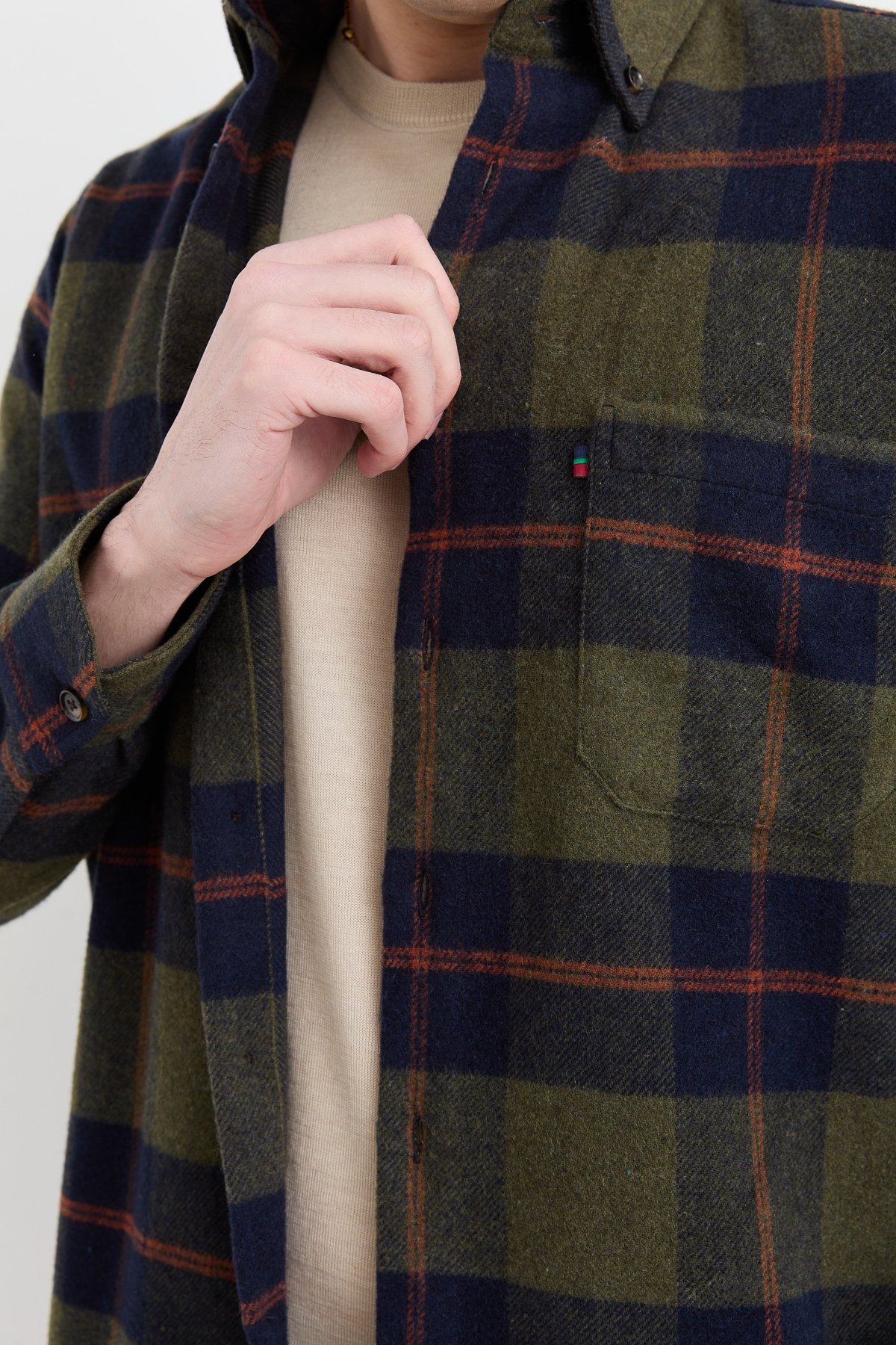 PNDKGMErkek Kareli Kışlık Gömlek 14