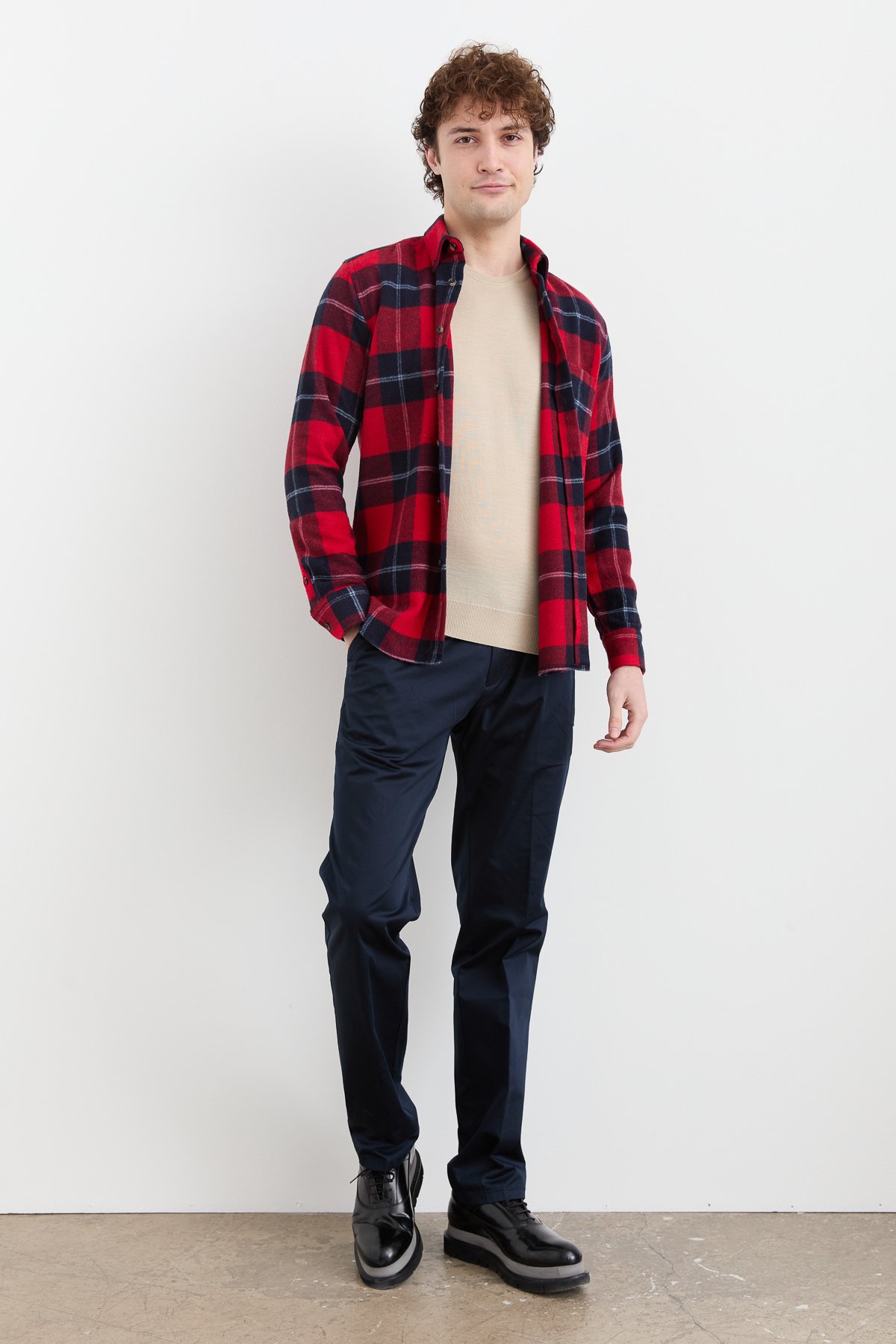 PNDKGMErkek Kareli Kışlık Gömlek 15