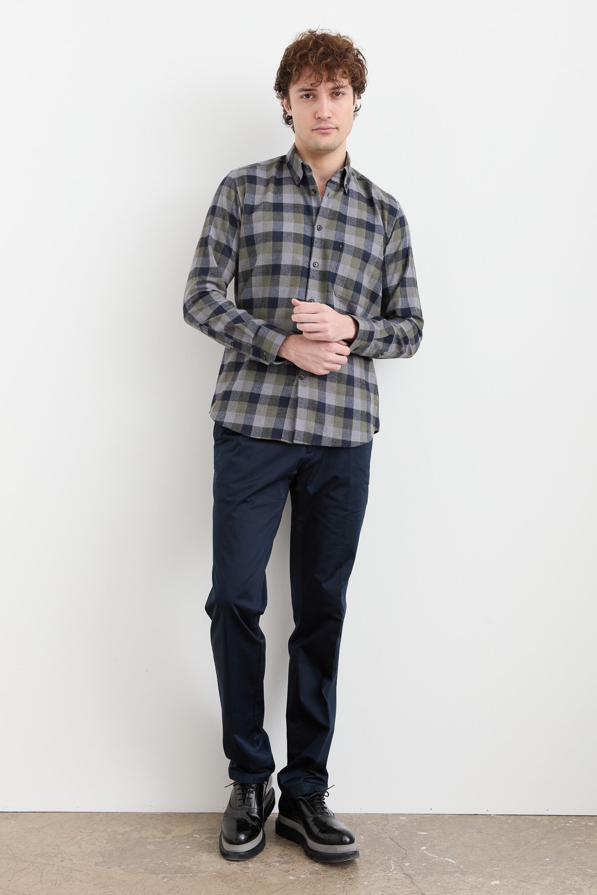 PNDKGMErkek Kareli Kışlık Gömlek 23