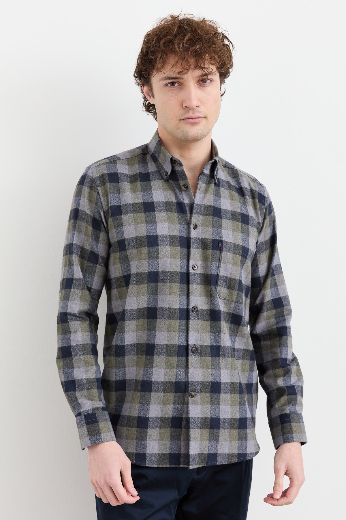 PNDKGMErkek Kareli Kışlık Gömlek 23