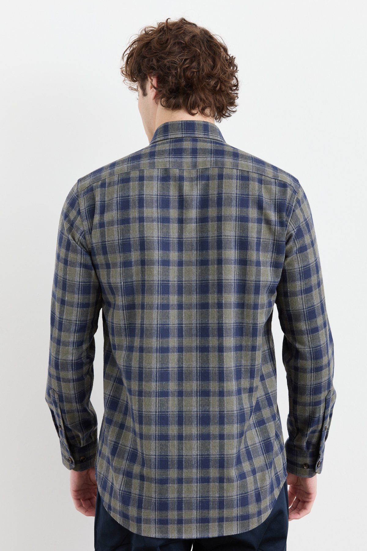 PNDKGMErkek Kareli Kışlık Gömlek 27