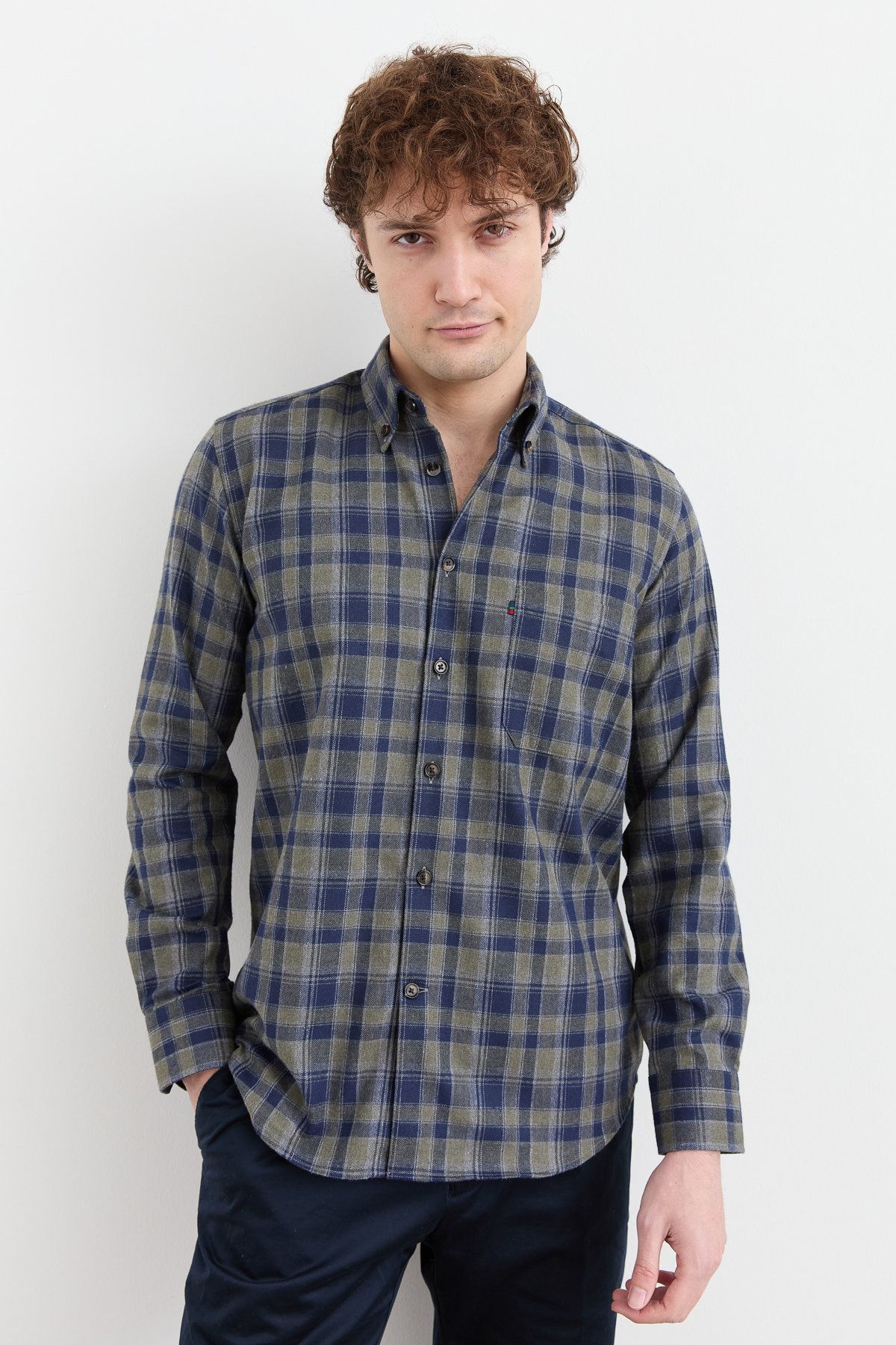 PNDKGMErkek Kareli Kışlık Gömlek 27