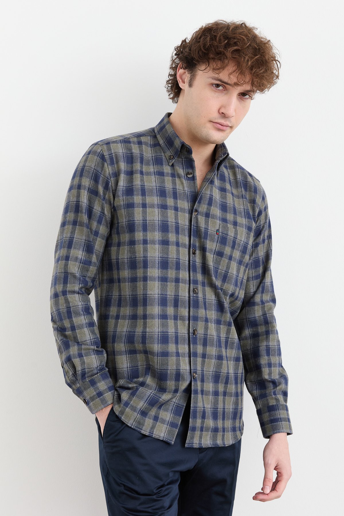 PNDKGMErkek Kareli Kışlık Gömlek 27