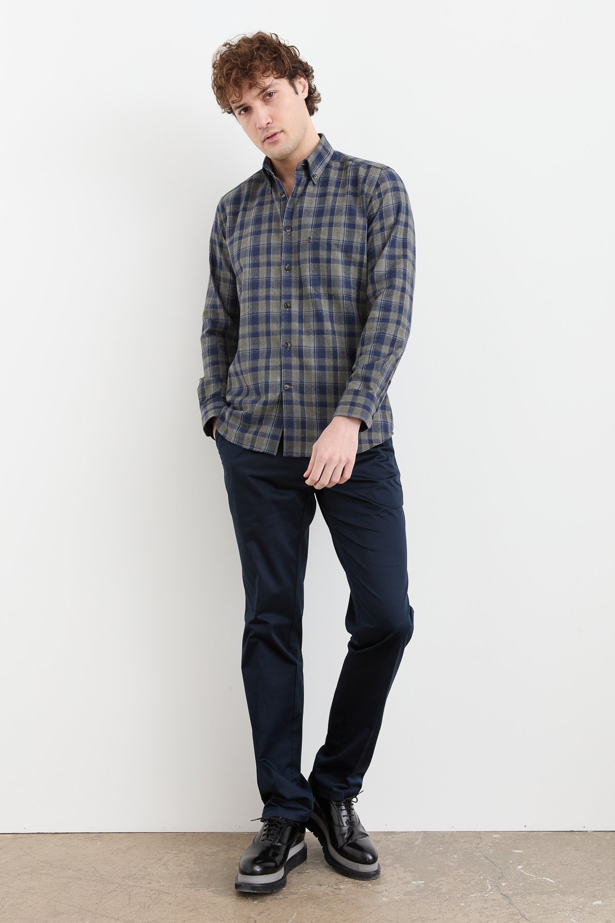 PNDKGMErkek Kareli Kışlık Gömlek 27