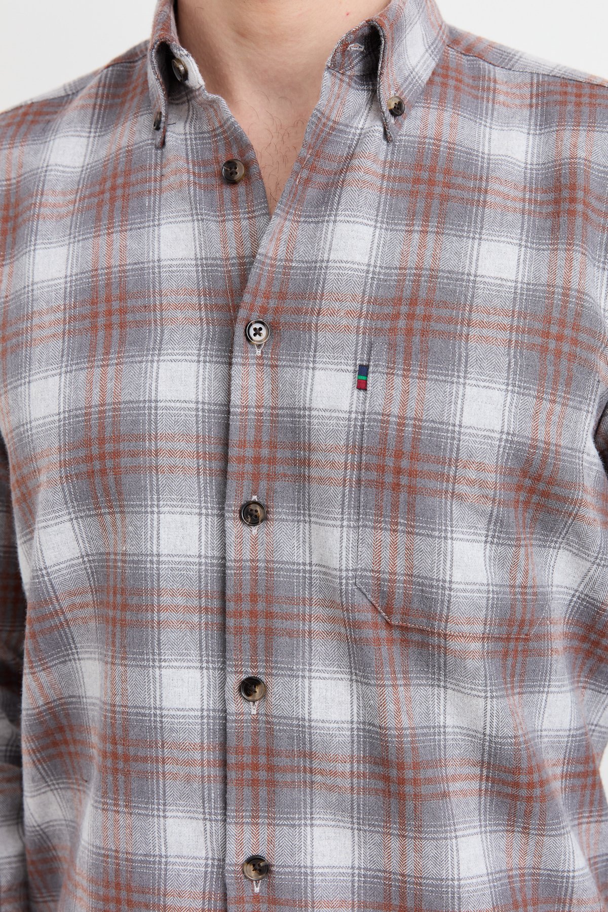 PNDKGMErkek Kareli Kışlık Gömlek 30