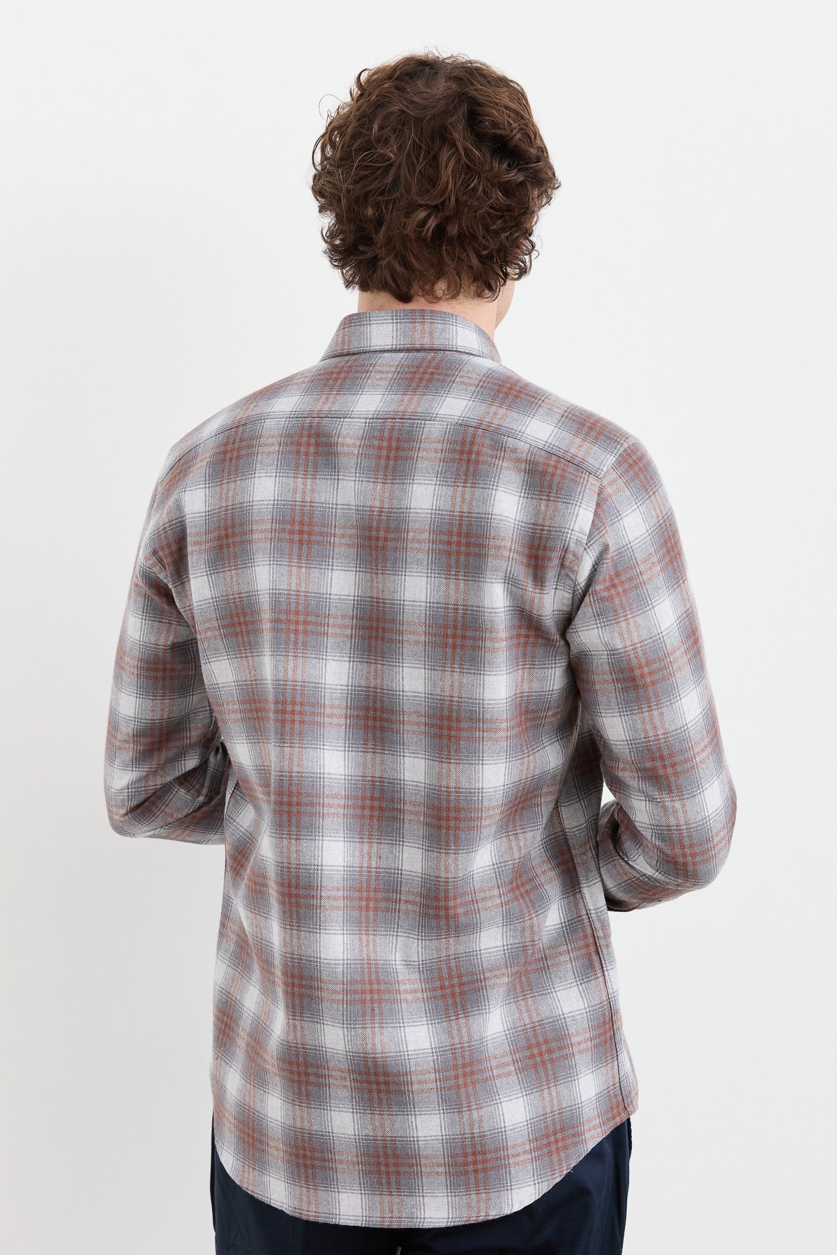 PNDKGMErkek Kareli Kışlık Gömlek 30