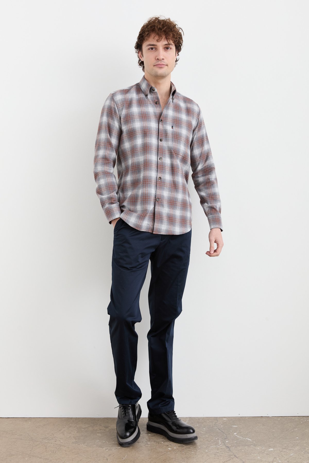 PNDKGMErkek Kareli Kışlık Gömlek 30