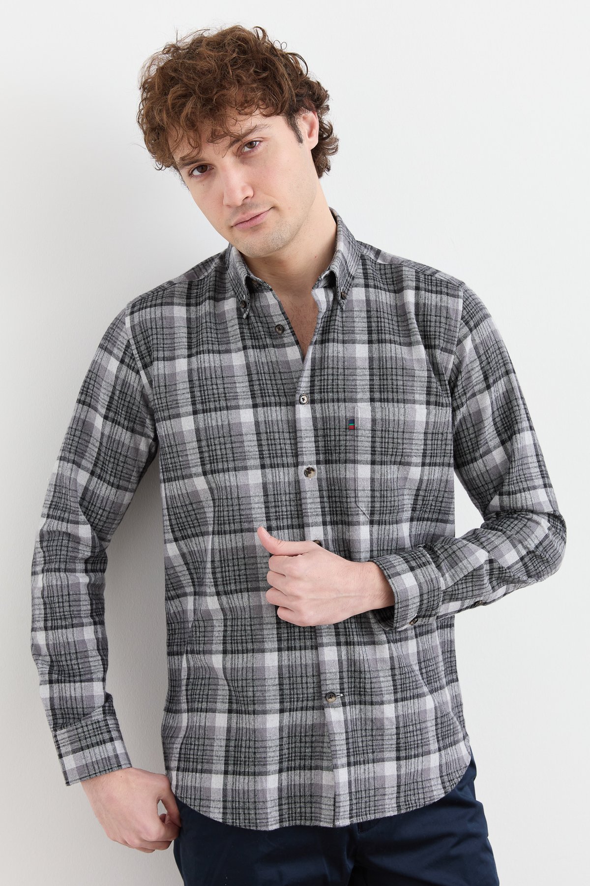 PNDKGMErkek Kareli Kışlık Gömlek 31