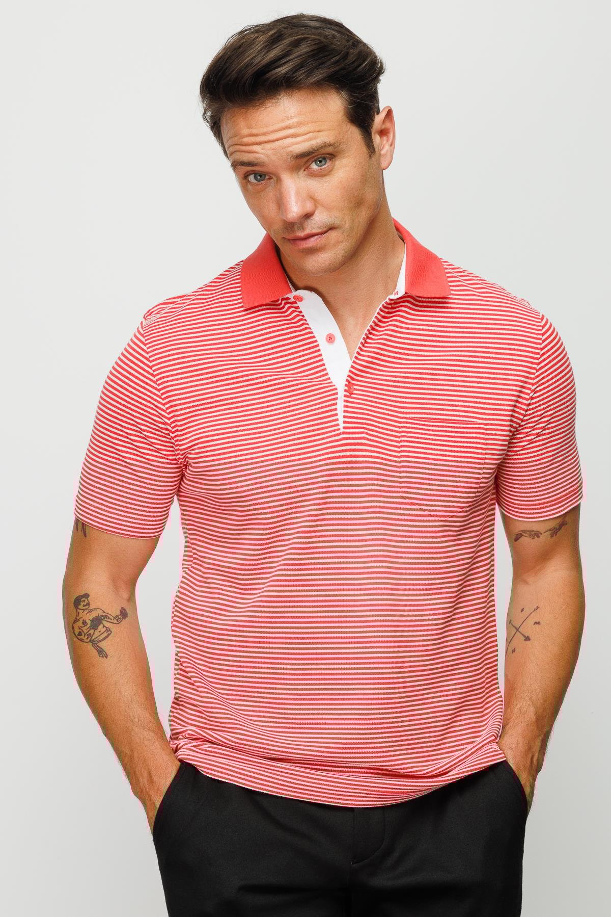 MTA 601Erkek Merserize T-shirt Kırmızı