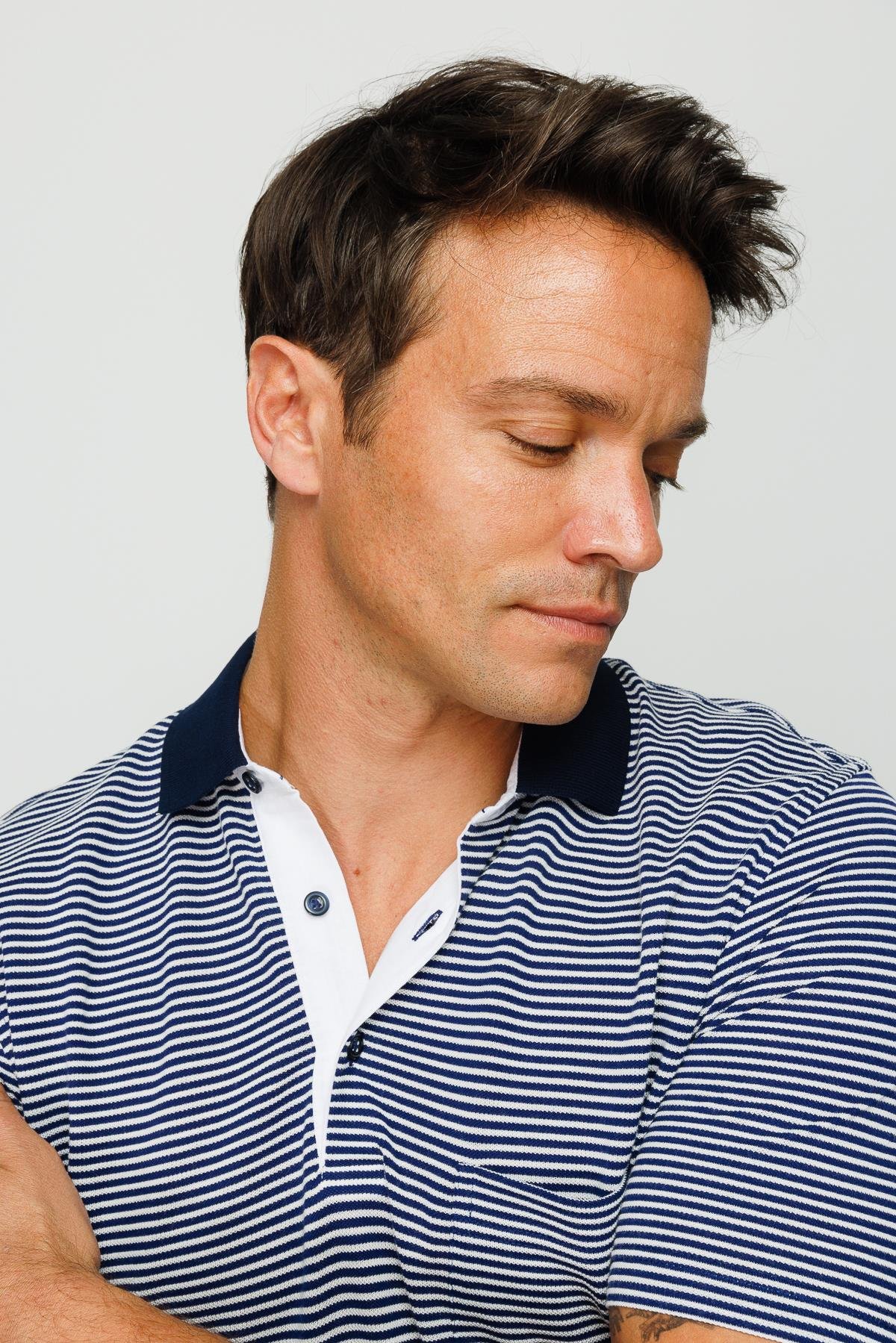 MTA 601Erkek Merserize T-shirt Lacivert