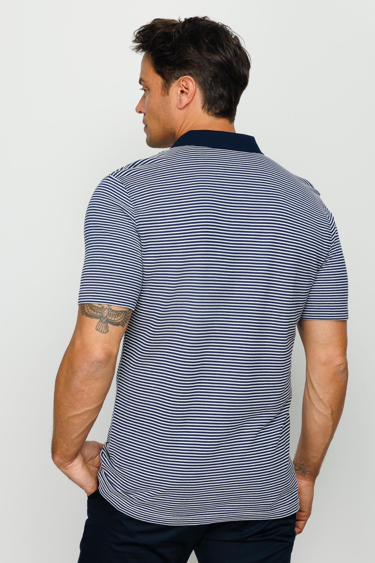 MTA 601Erkek Merserize T-shirt Lacivert