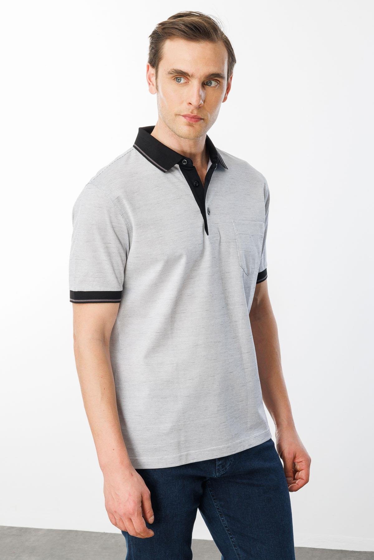 MTA 601Erkek Merserize T-shirt Siyah