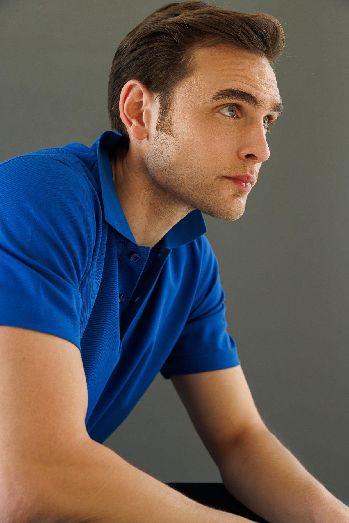 25748Erkek Polo Yaka Pike Merserize T-shirt A.Parlement