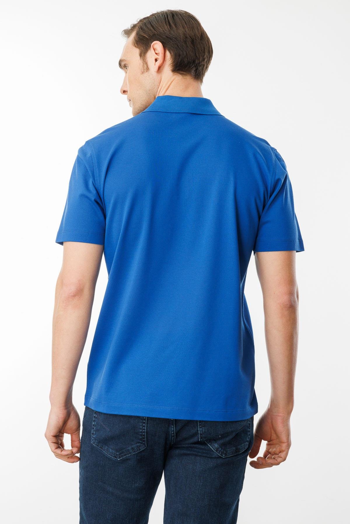 25748Erkek Polo Yaka Pike Merserize T-shirt A.Parlement