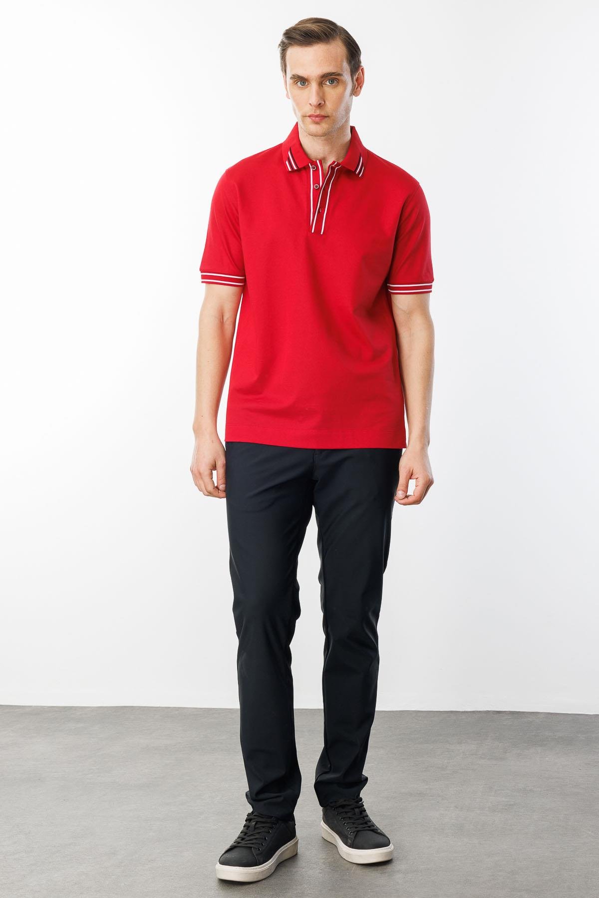 MTA 17Erkek Polo Yaka T-shirt Kırmızı