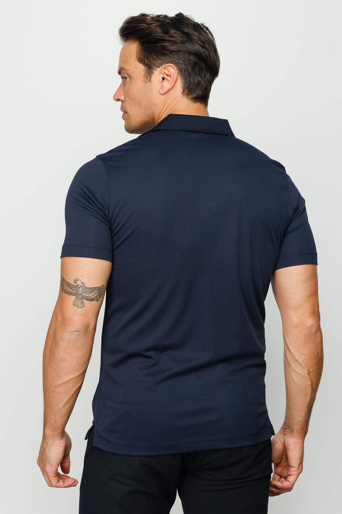 301Erkek Polo Yaka T-shirt Lacivert