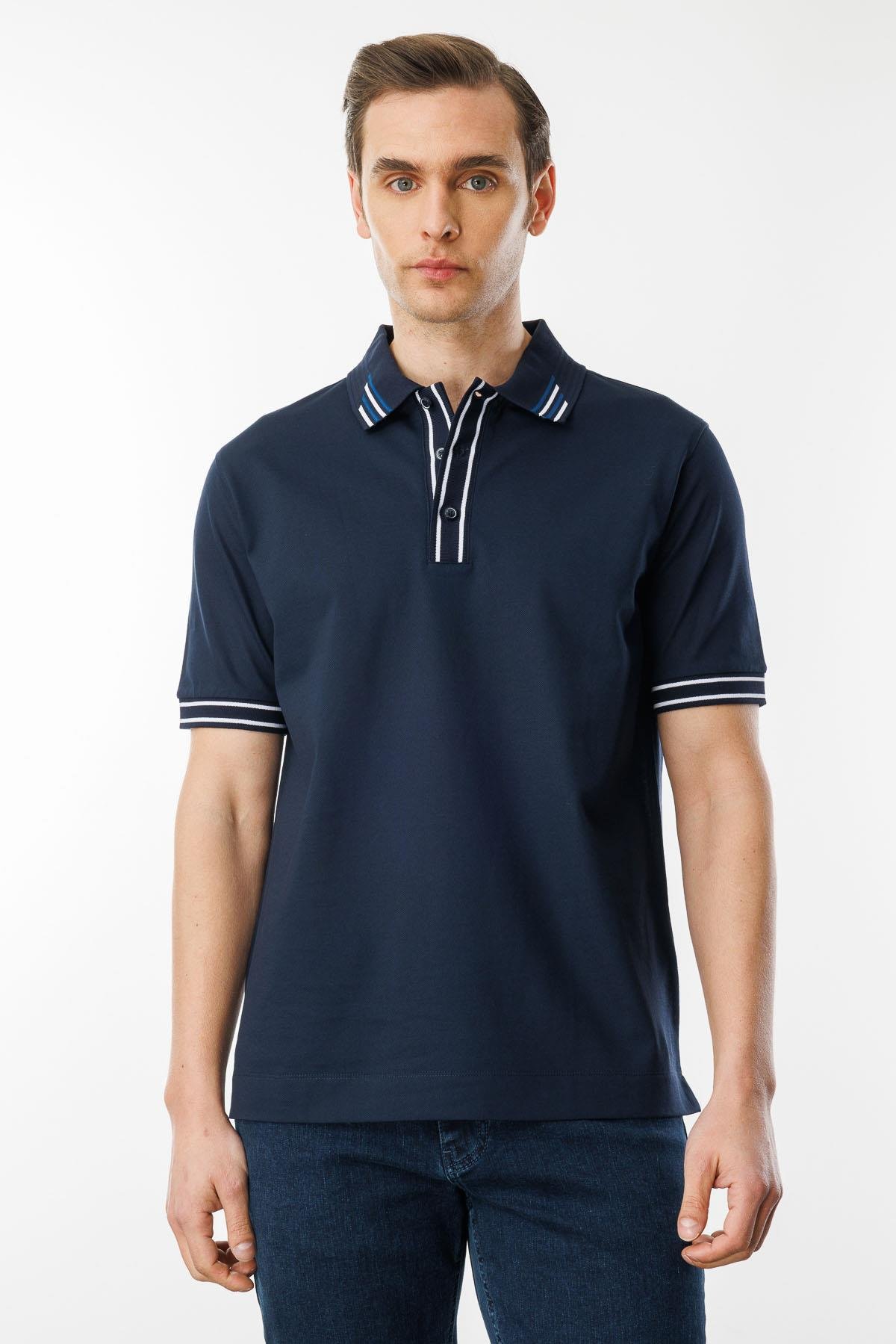 MTA 17Erkek Polo Yaka T-shirt Lacivert