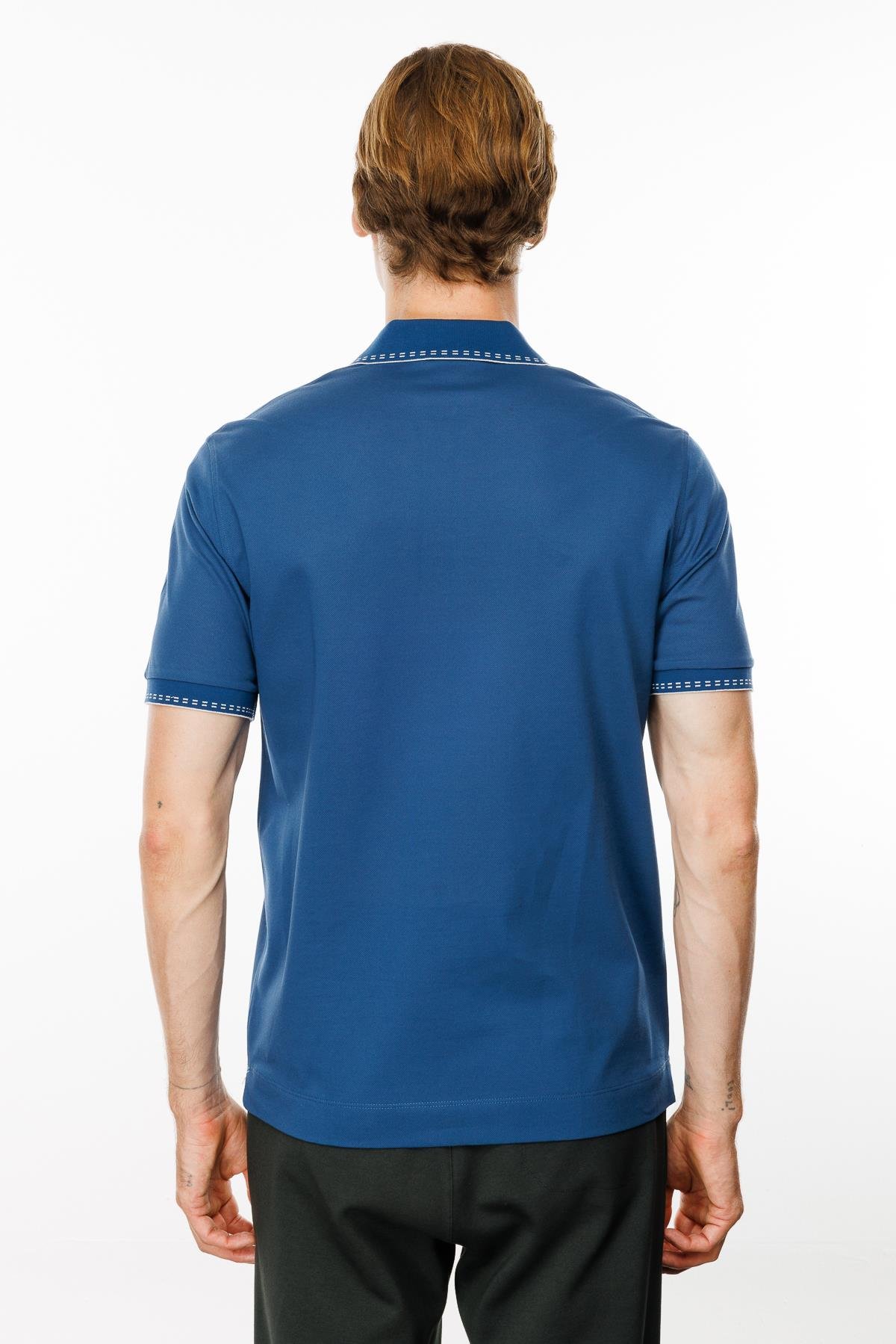 MTA 02Erkek Polo Yaka Yakası Fermuarlı T-shirt Parlement