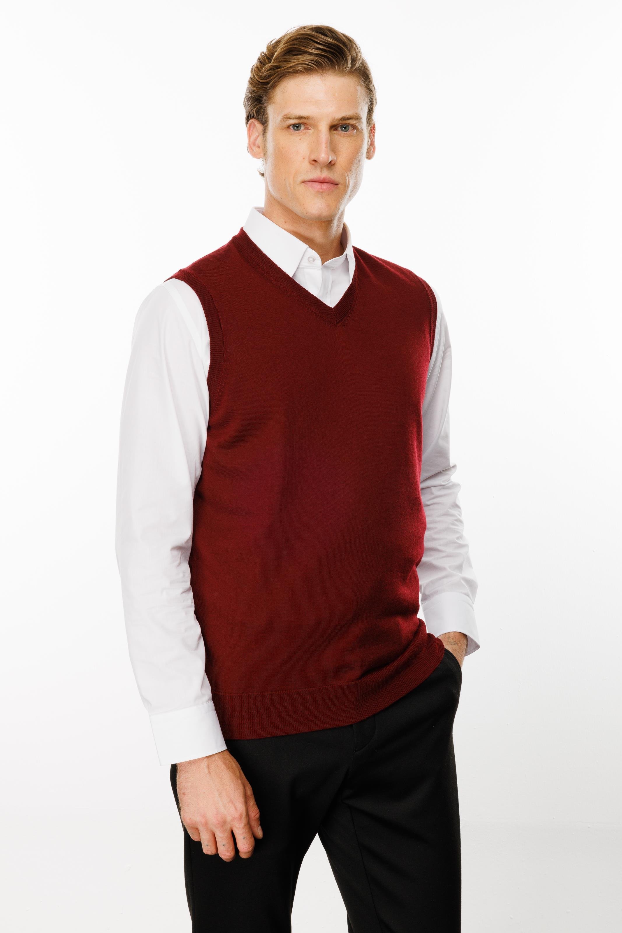 21600Мужской трикотаж Свитер цвет сливы