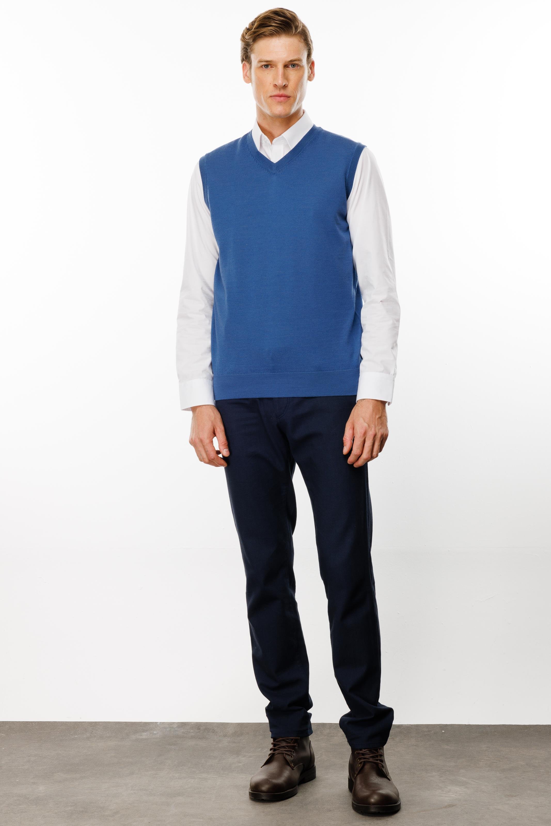 21600Erkek Süveter İndigo