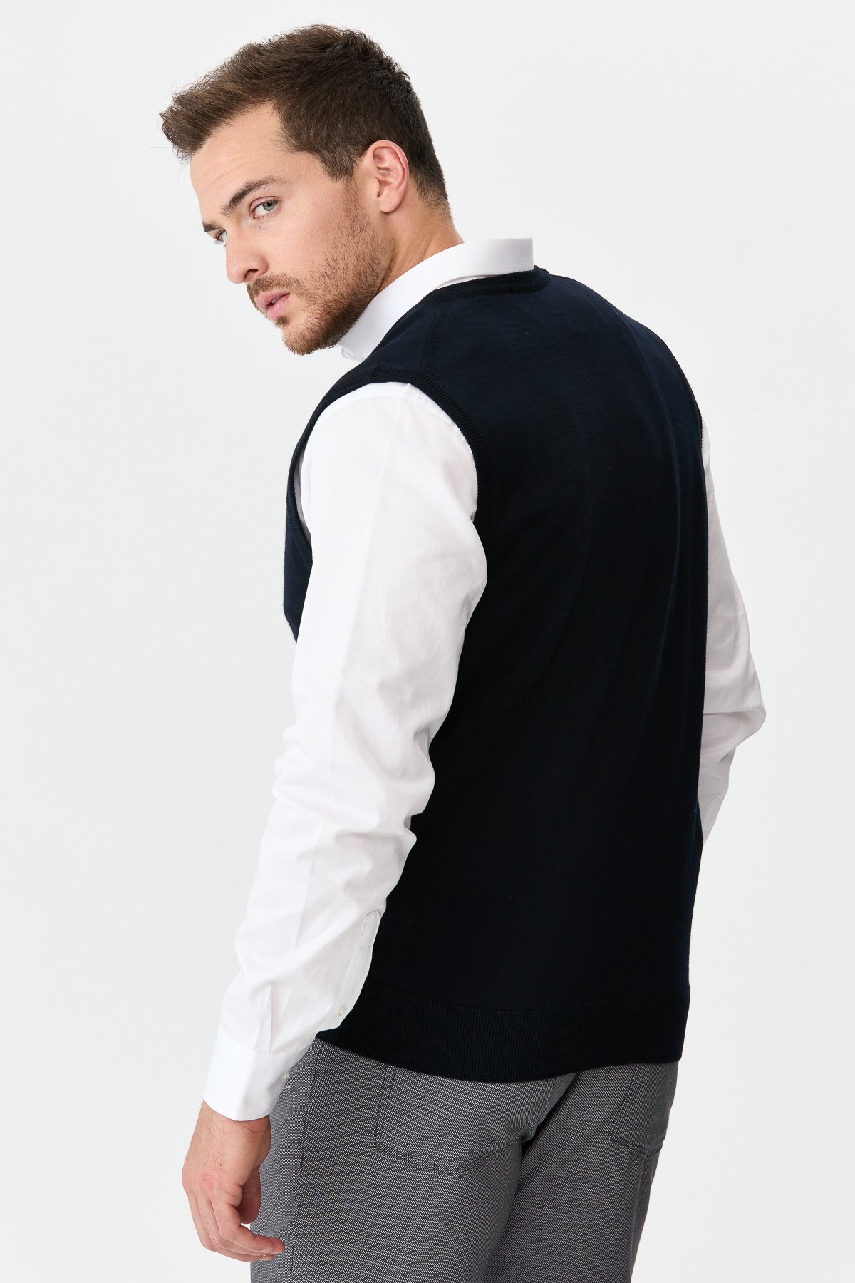 21600Erkek Süveter K.Lacivert