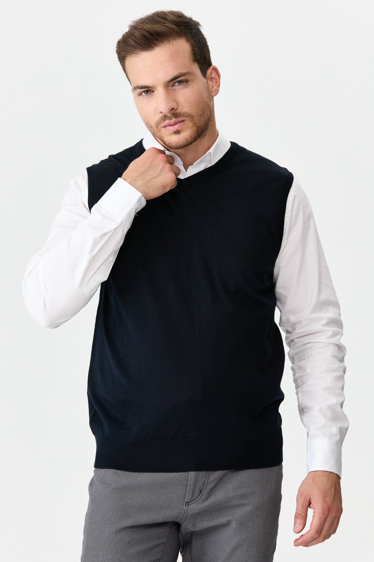 21600Erkek Süveter K.Lacivert