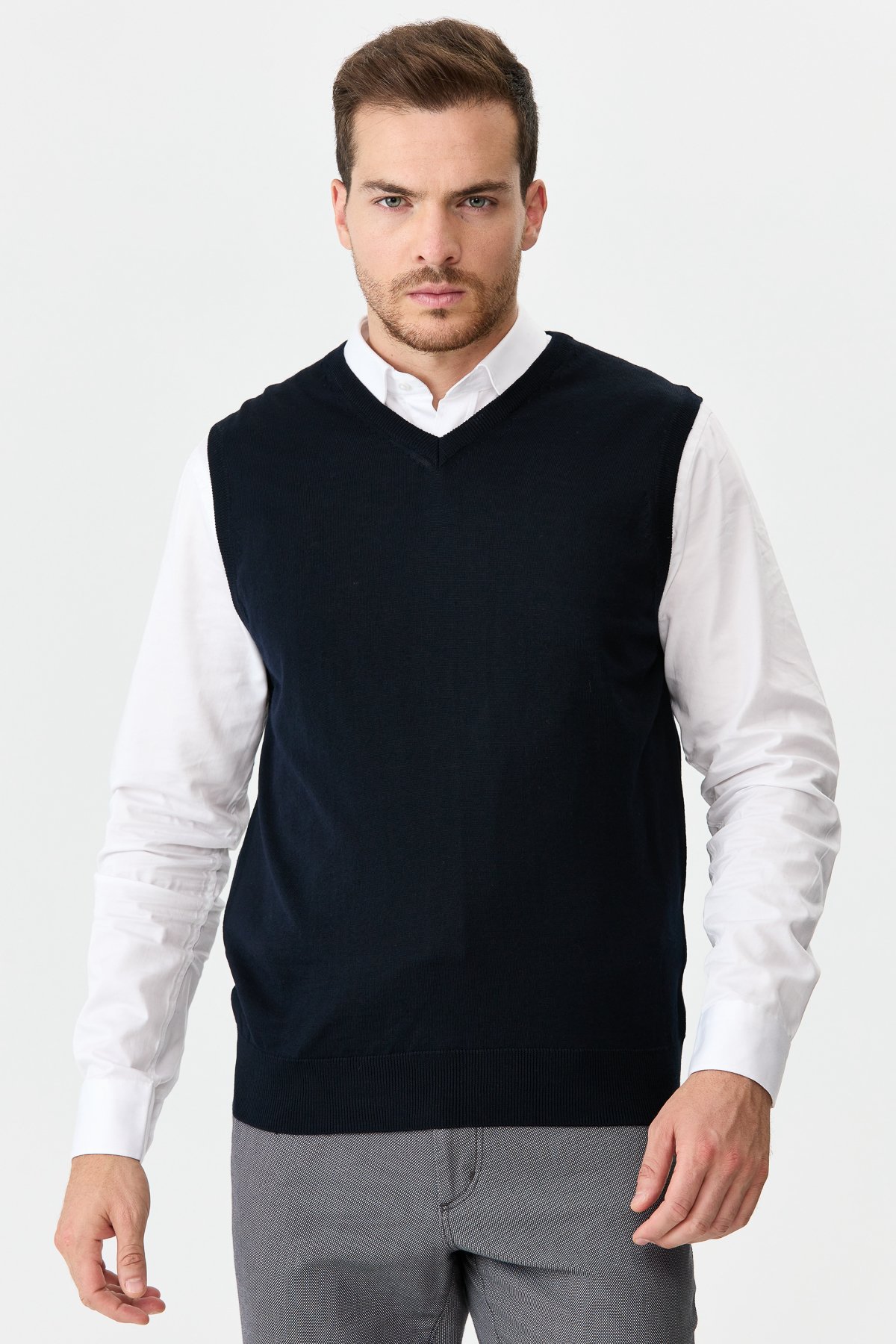 21600Erkek Süveter K.Lacivert