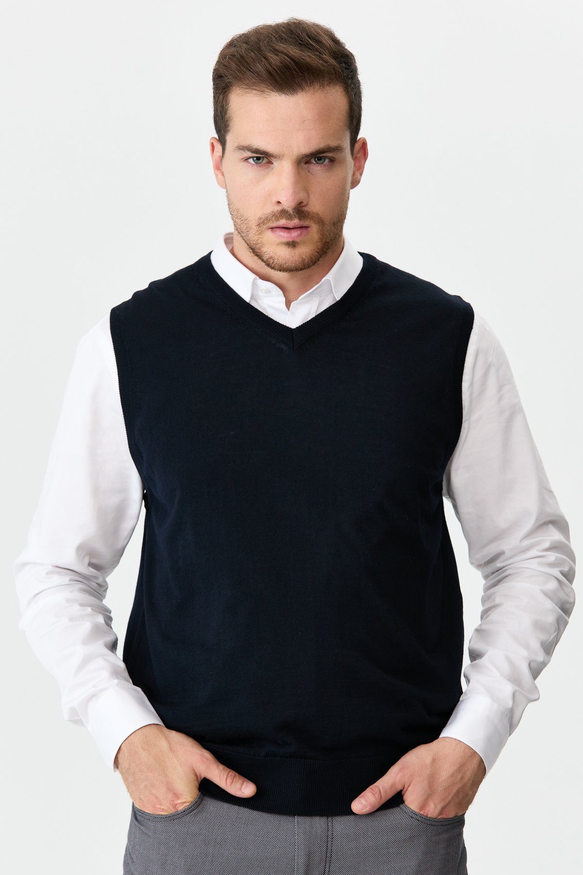 21600Erkek Süveter K.Lacivert