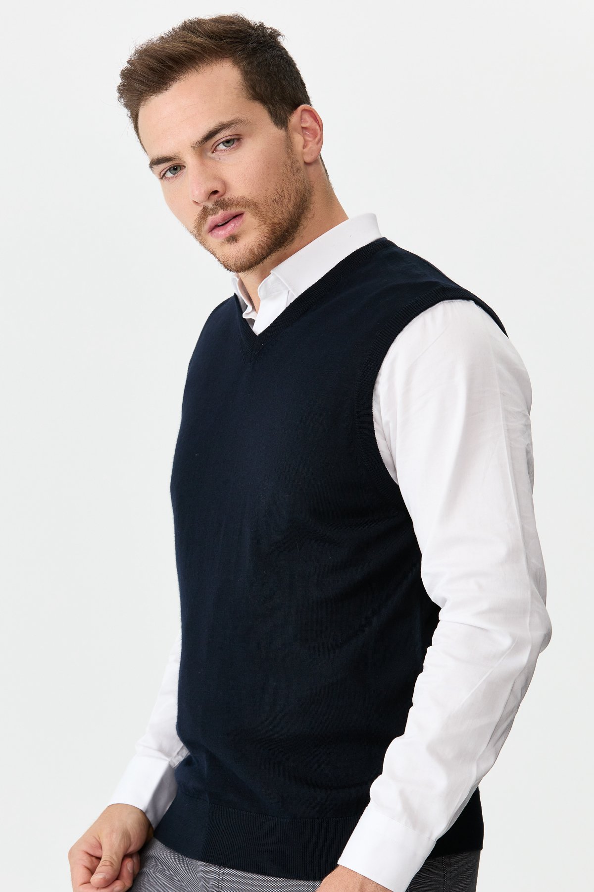 21600Erkek Süveter K.Lacivert