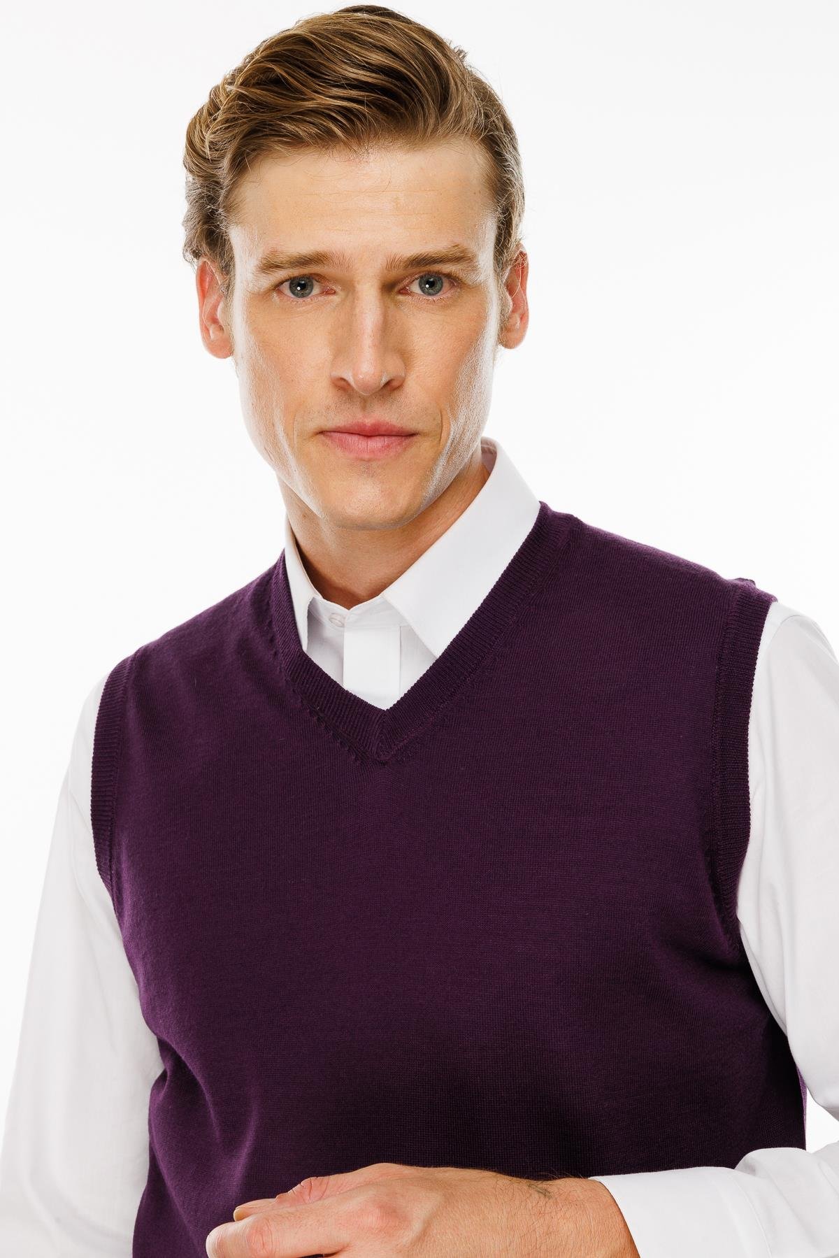 21600Erkek Süveter Mor