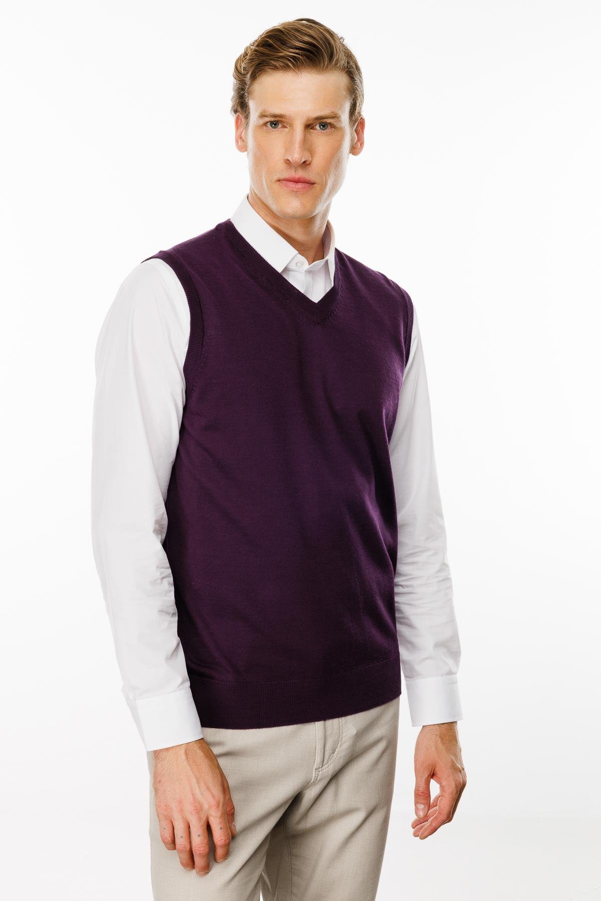 21600Erkek Süveter Mor