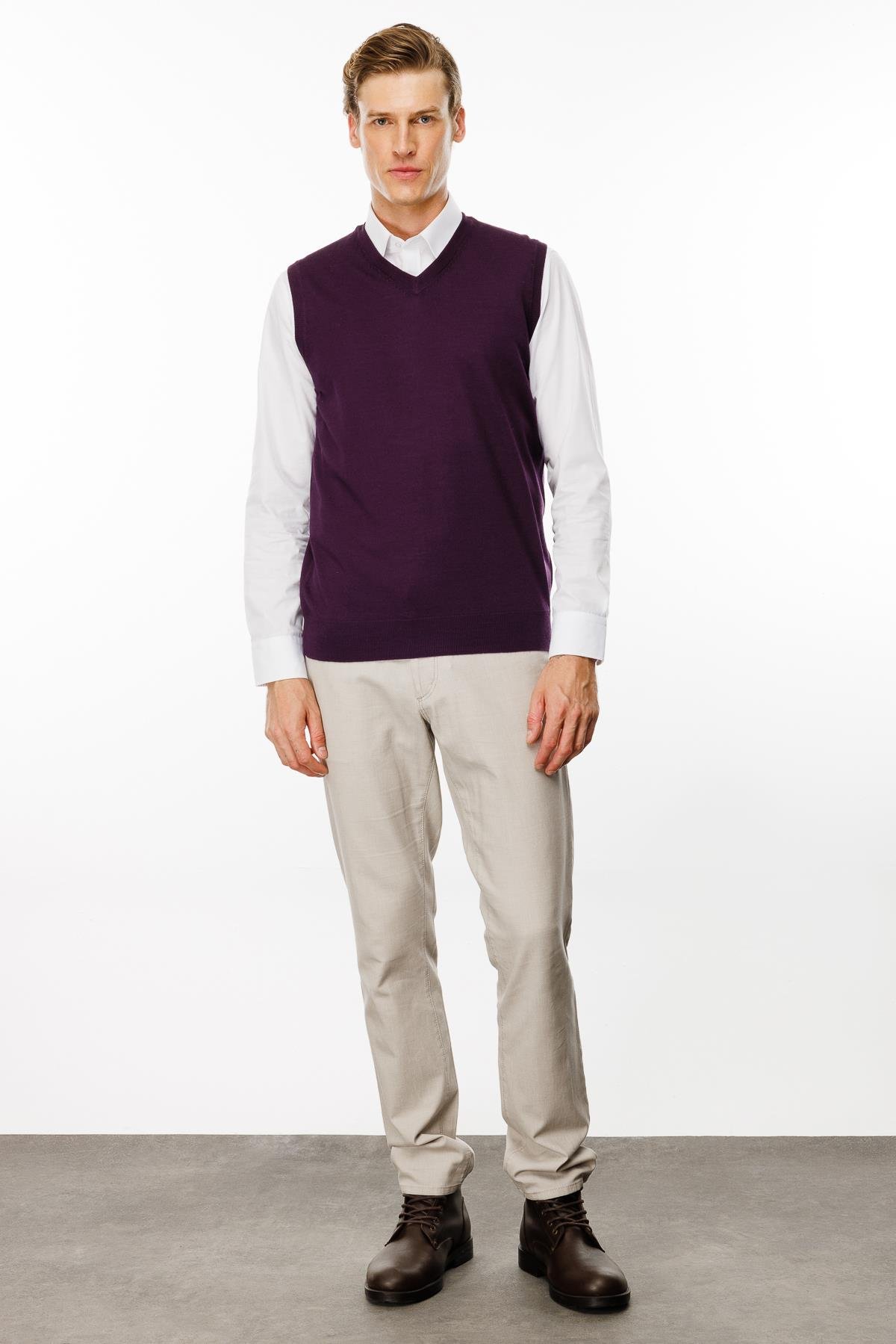 21600Erkek Süveter Mor