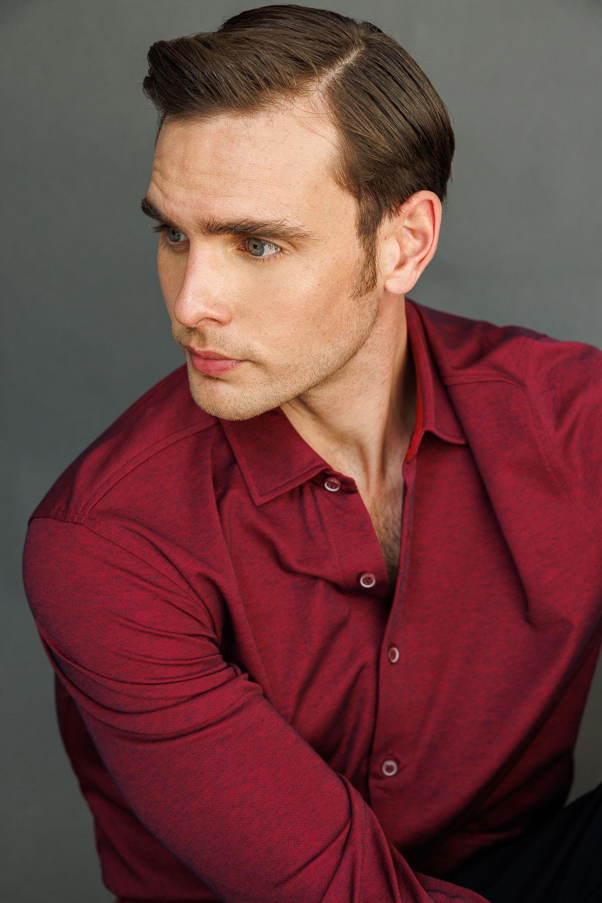 950Erkek Uzun Kol Manşetli Gömlek Bordo